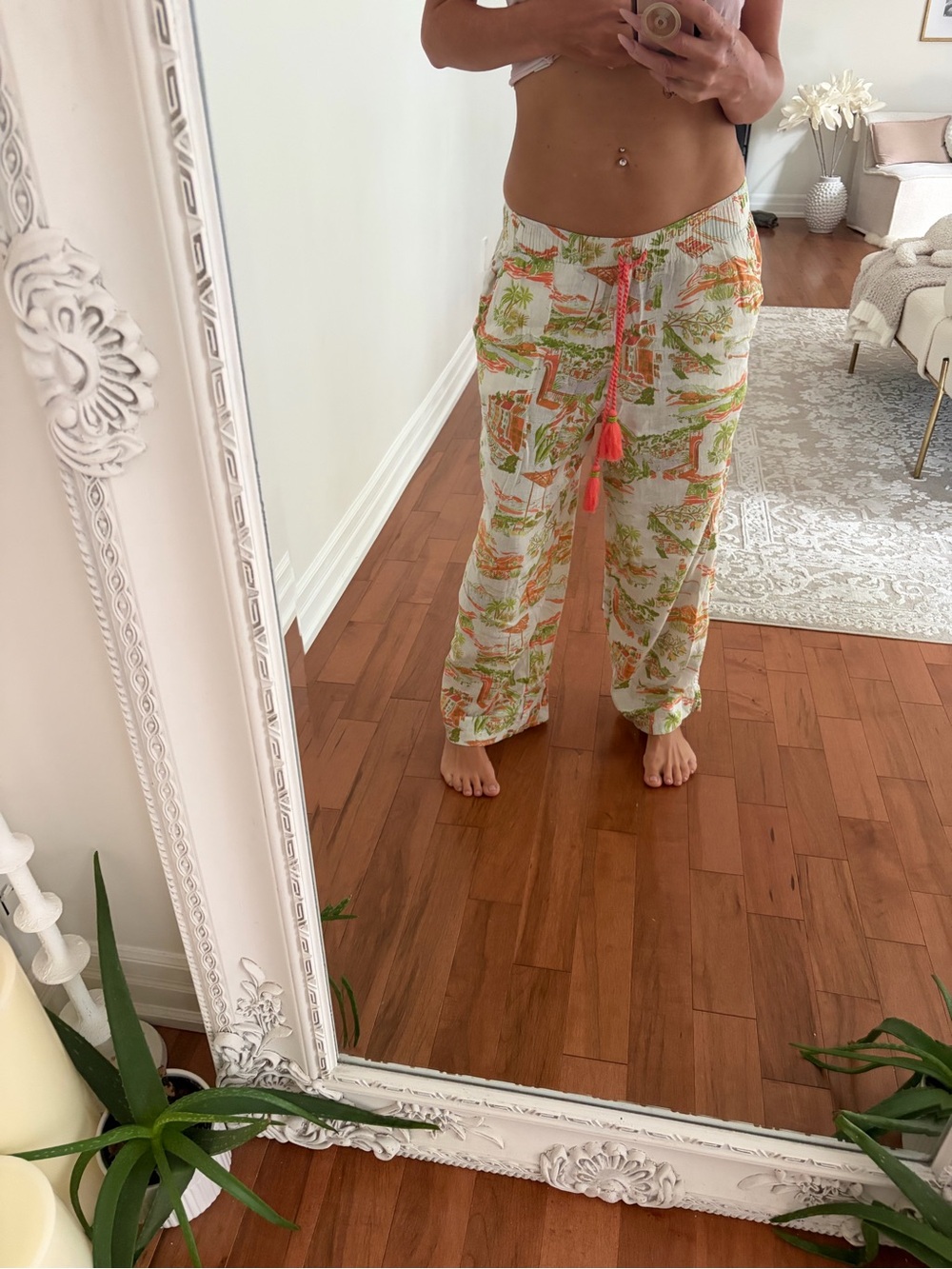 CYNTHIA ROWLEY linen pants - Picture 3 of 10